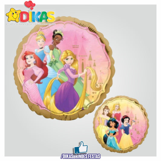 BALÃO FOIL PRINCESAS DISNEY 18"