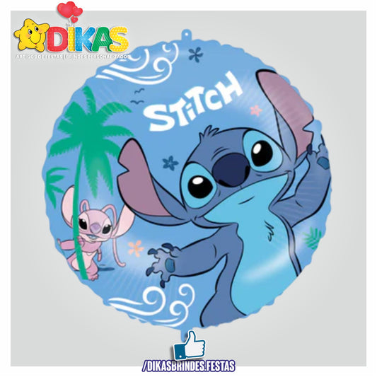 BALÃO FOIL STITCH 18"
