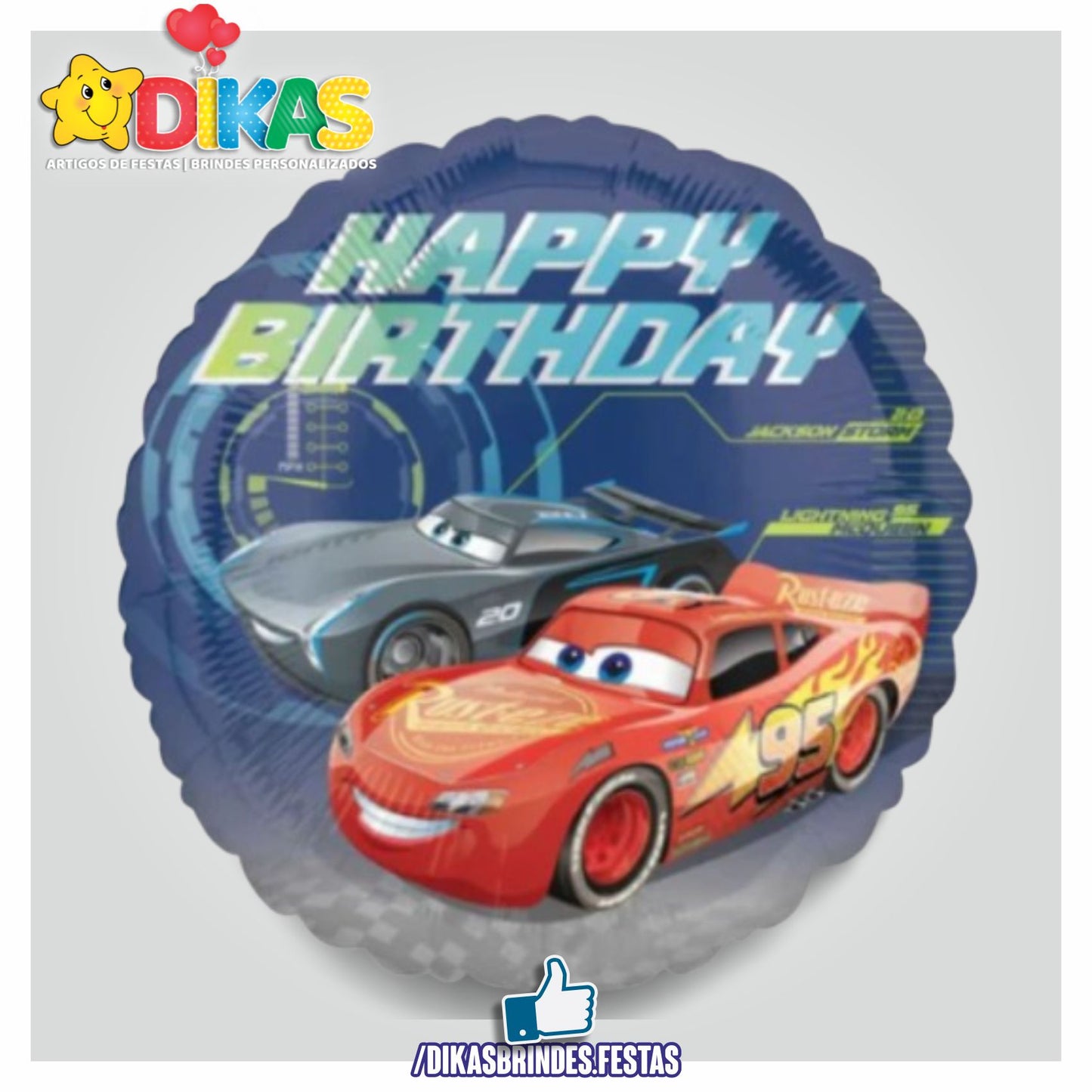 BALÃO FOIL CARS
