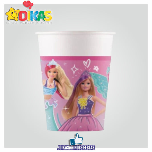 COPO EM PAPEL BARBIE FANTASY