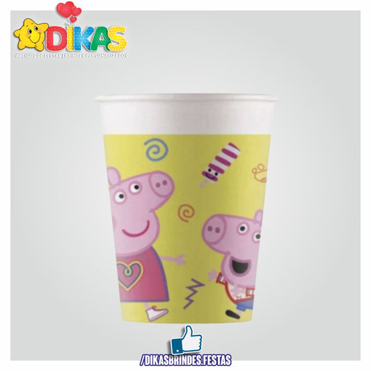 COPO EM PAPEL PORQUINHA PEPPA