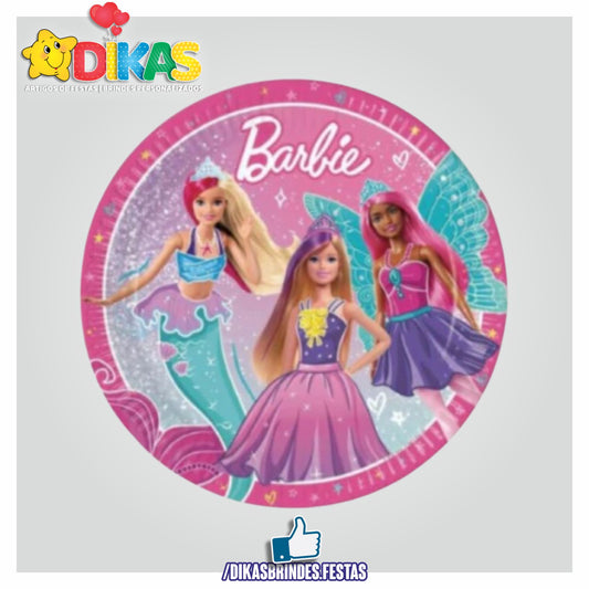PRATOS BARBIE FANTASY 23CM
