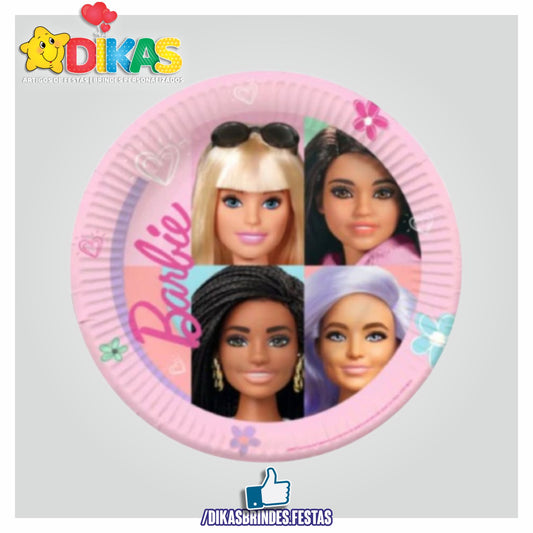 PRATOS BARBIE 23CM