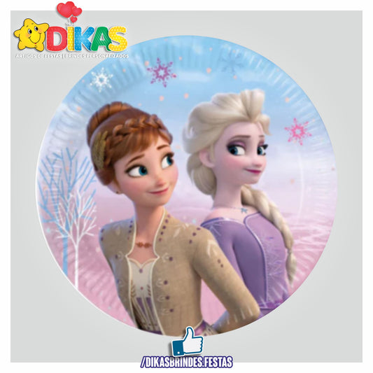 PRATOS FROZEN 20CM