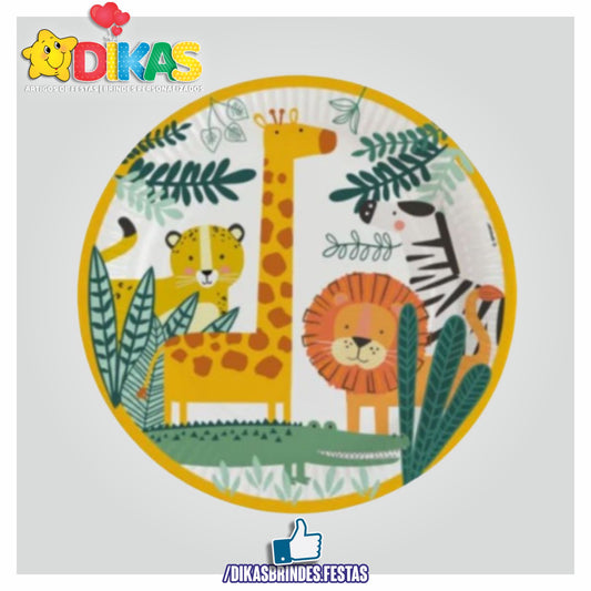 PRATOS ANIMAIS DA SELVA - SAFARI