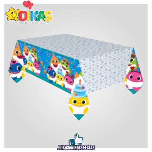 TOALHA DE MESA BABY SHARK