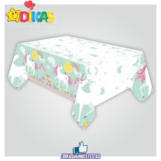 TOALHA DE MESA UNICÓRNIO MAGICAL