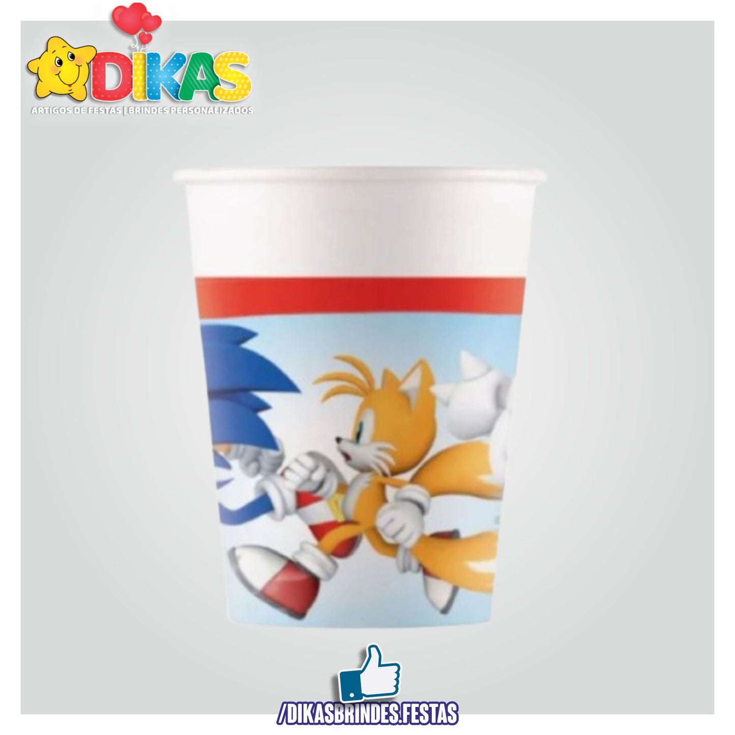 COPO EM PAPEL SONIC