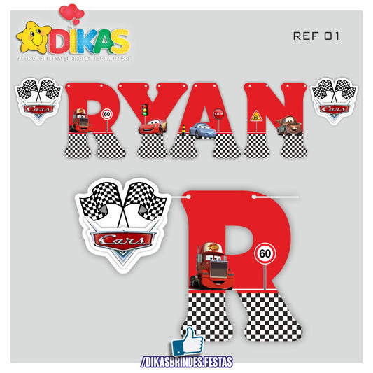LETRA TEMÁTICA - CARS