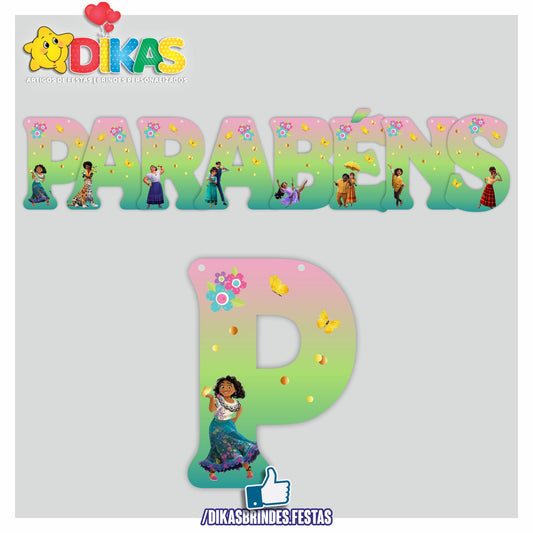 FAIXA "PARABÉNS" - ENCANTO