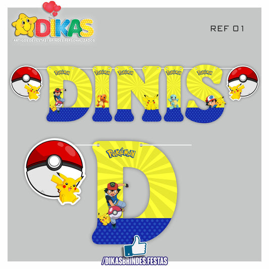 LETRA TEMÁTICA - POKÉMON