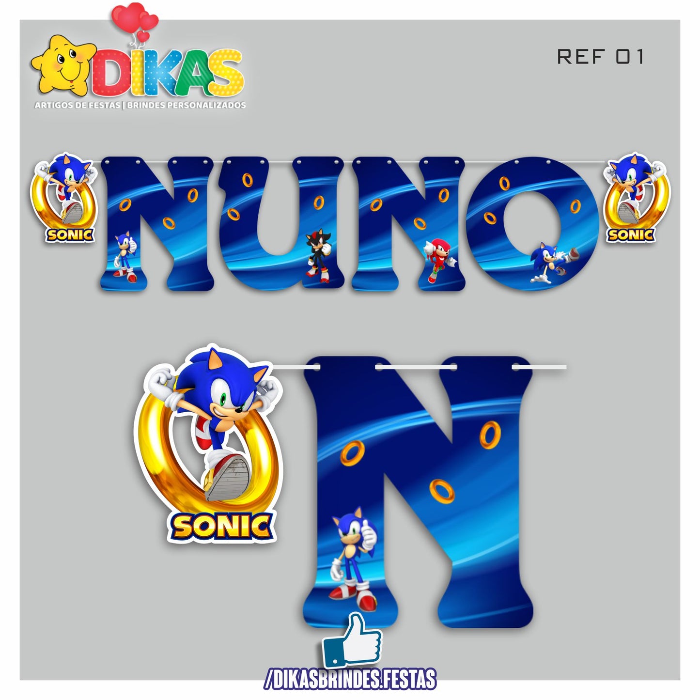 LETRA TEMÁTICA - SONIC