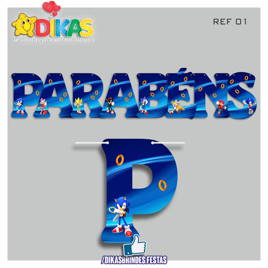 FAIXA "PARABÉNS" - SONIC