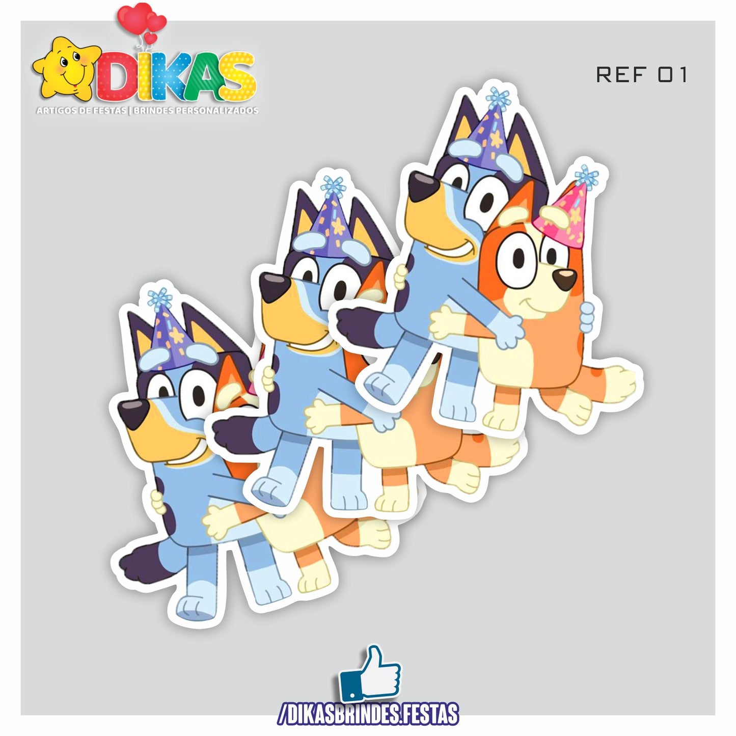 APLIQUES GRANDES - BLUEY