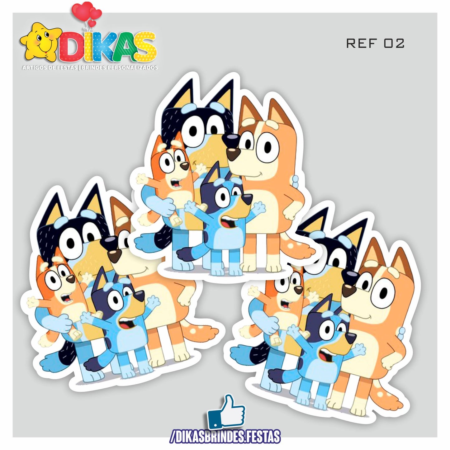 APLIQUES GRANDES - BLUEY