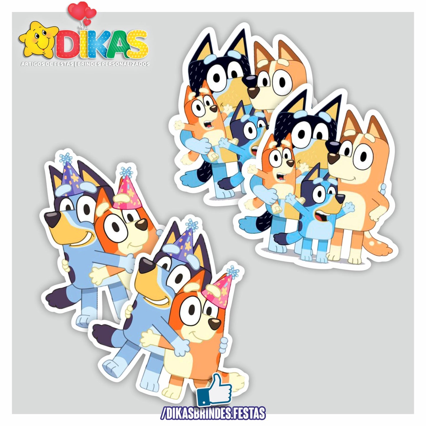 APLIQUES GRANDES - BLUEY