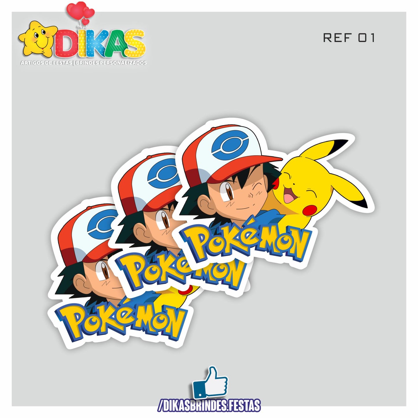 APLIQUES GRANDES - POKÉMON