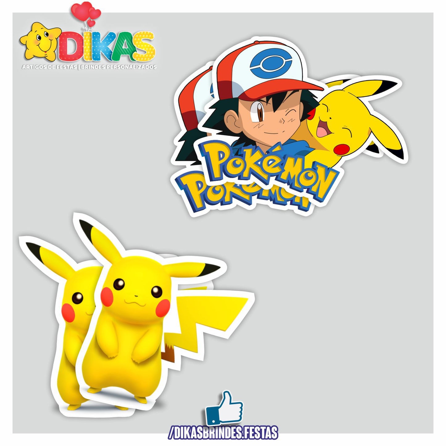 APLIQUES GRANDES - POKÉMON