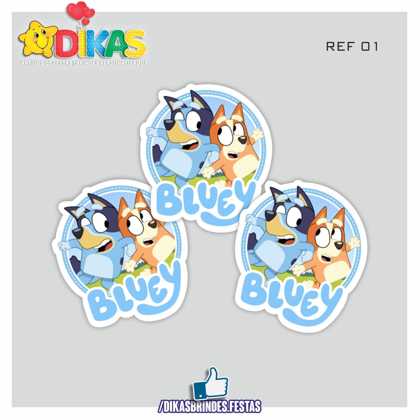 APLIQUES PEQUENOS - BLUEY