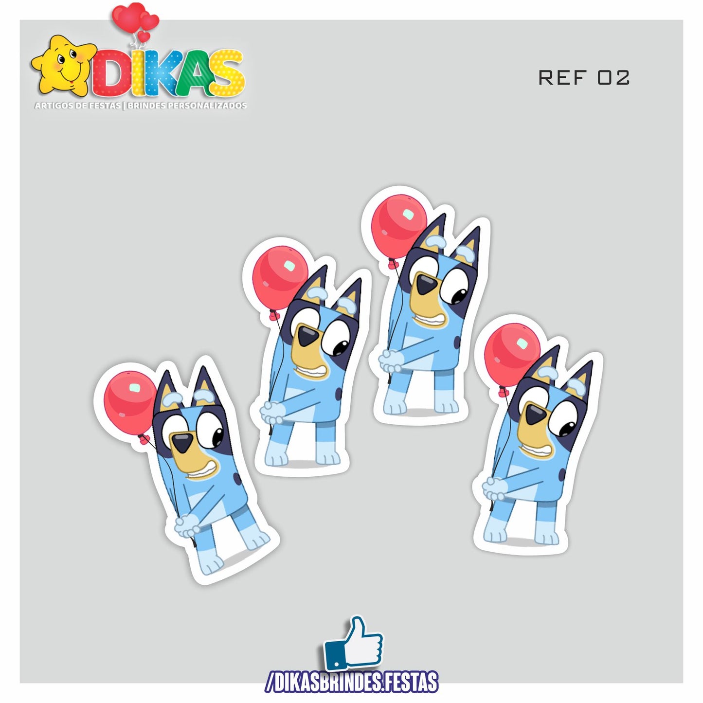 APLIQUES PEQUENOS - BLUEY