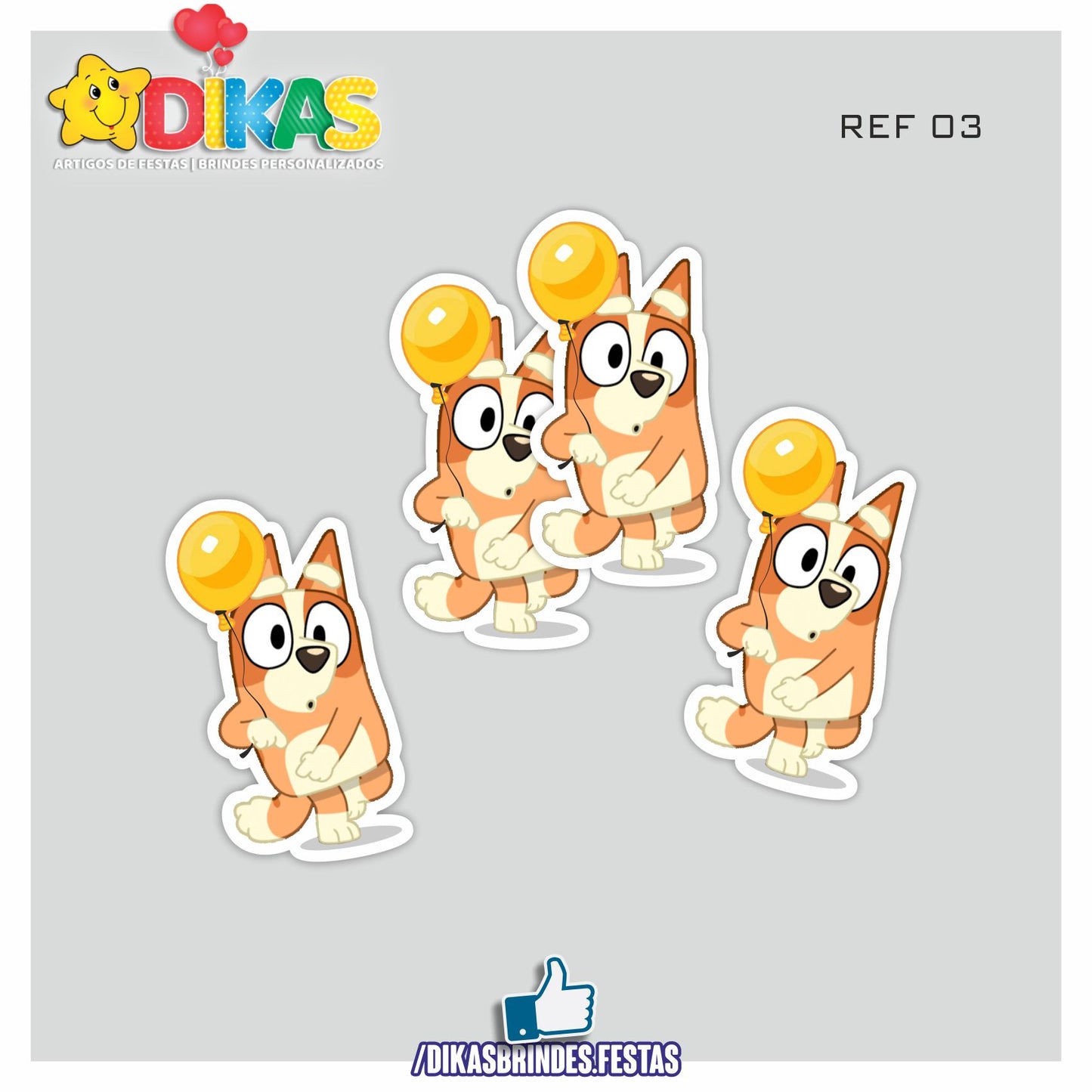 APLIQUES PEQUENOS - BLUEY