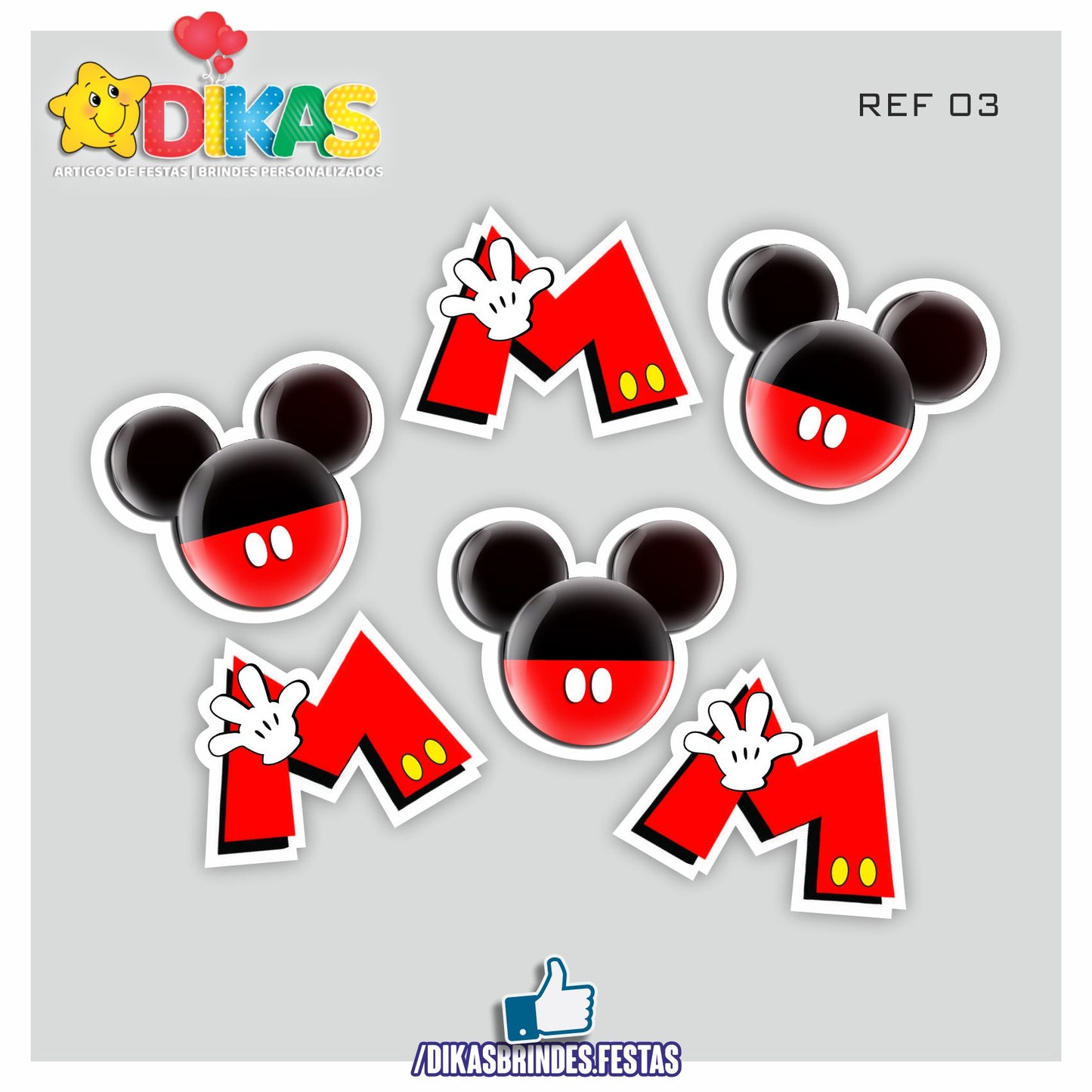 APLIQUES PEQUENOS - MICKEY