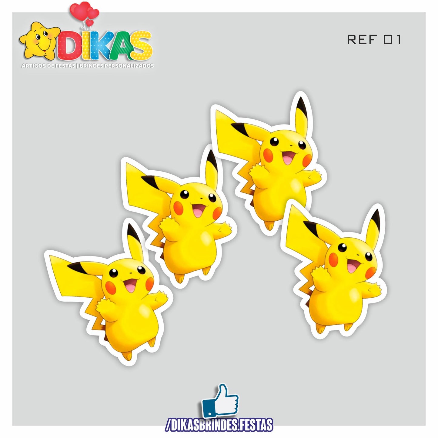 APLIQUES PEQUENOS - POKÉMON