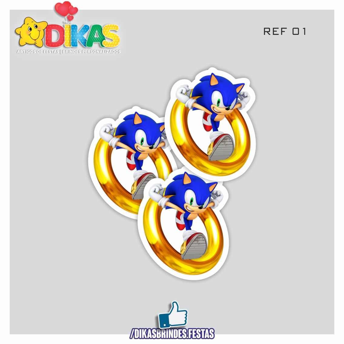 APLIQUES PEQUENOS - SONIC