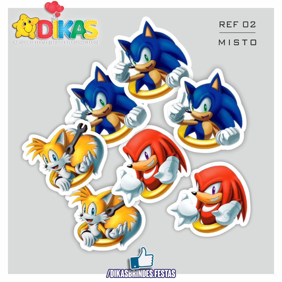 APLIQUES PEQUENOS - SONIC