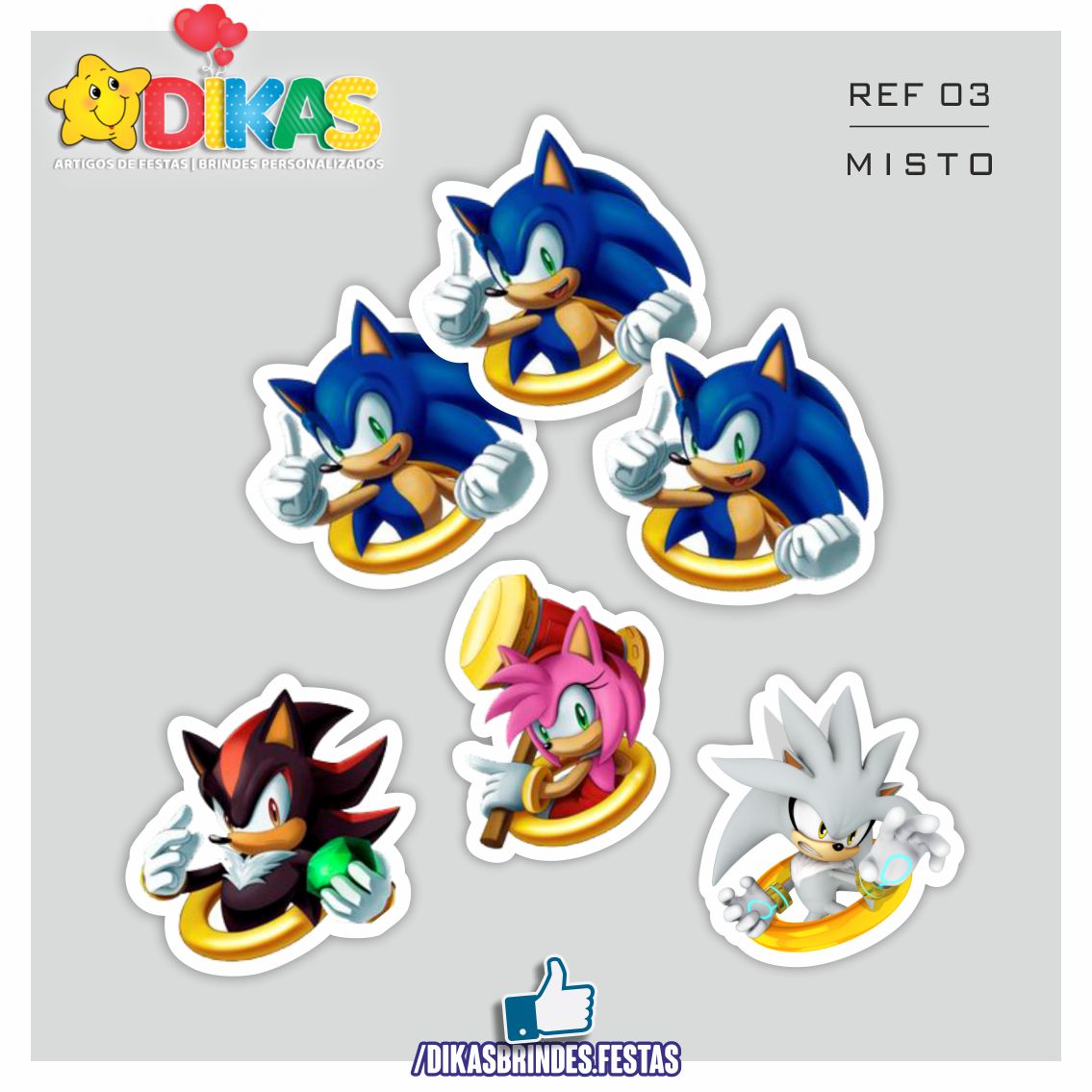 APLIQUES PEQUENOS - SONIC