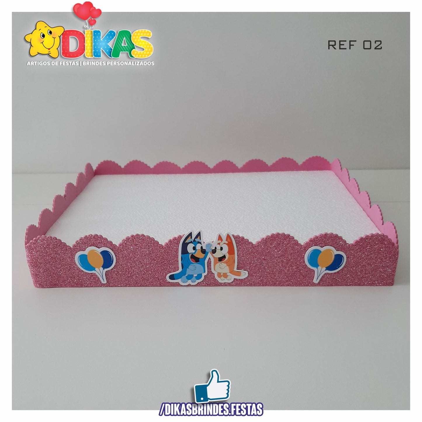 BANDEJA ARTESANAL GRANDE - BLUEY