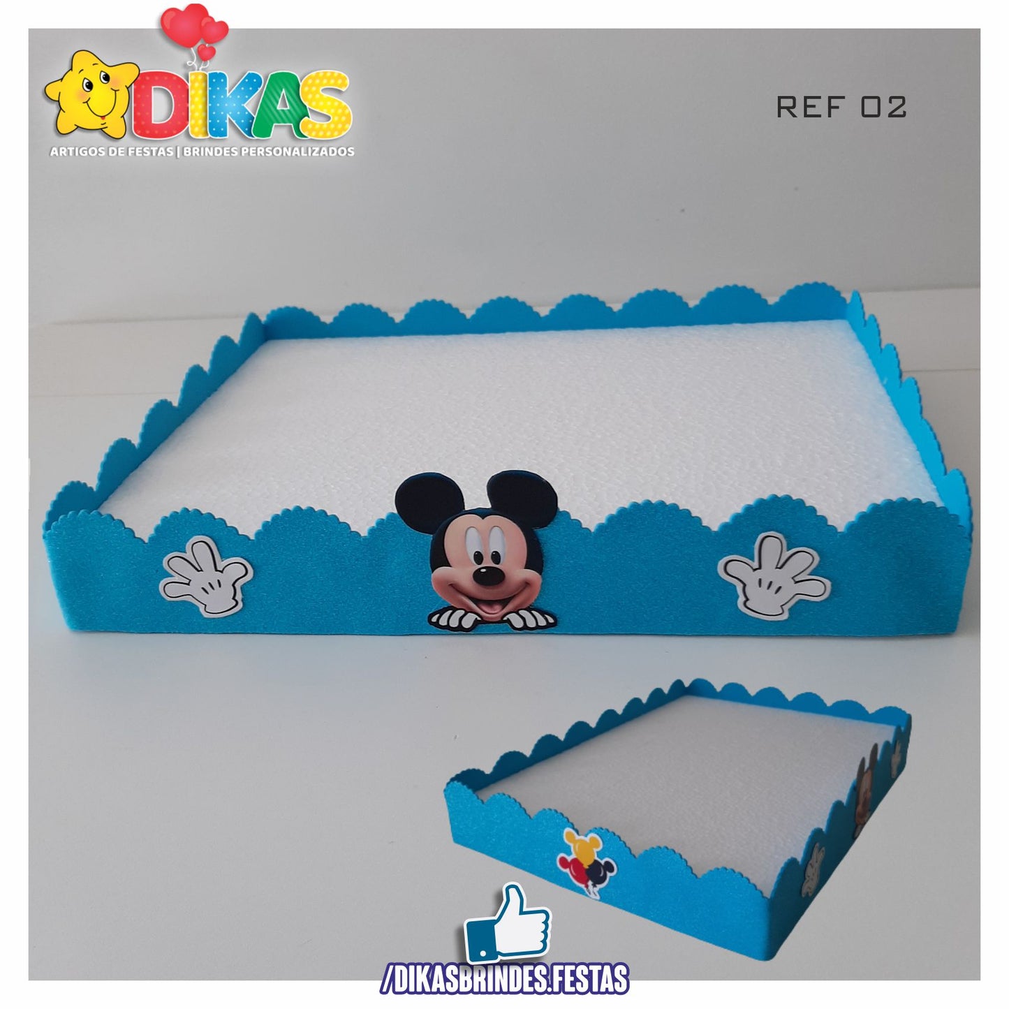 BANDEJA ARTESANAL GRANDE - MICKEY
