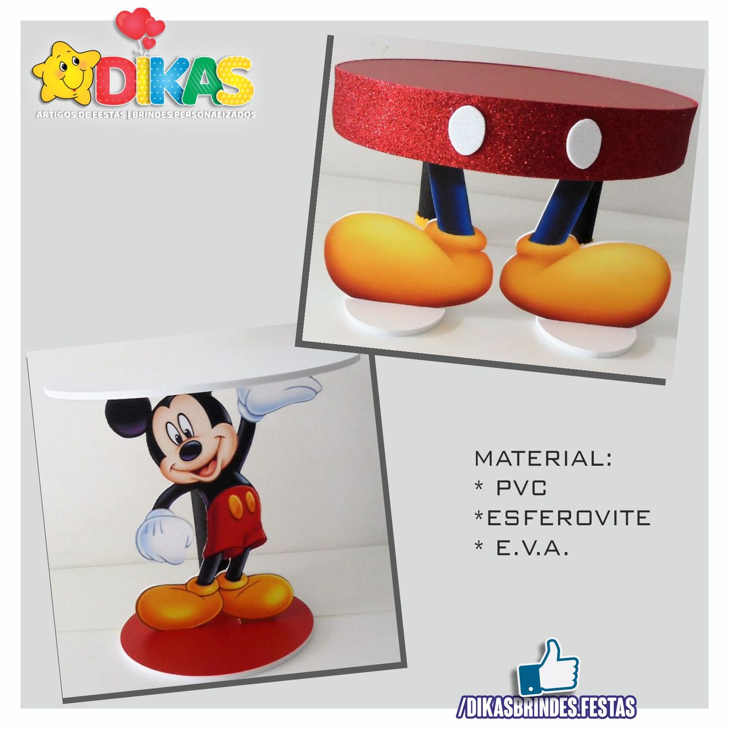 BANDEJAS TEMÁTICAS ESPECIAIS - MICKEY
