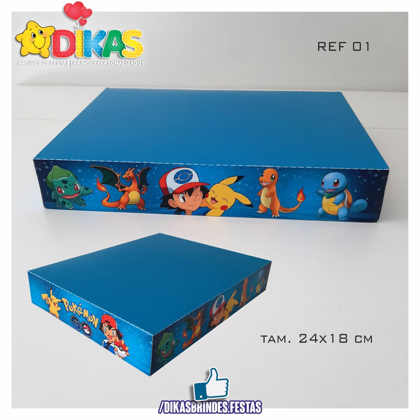 BANDEJA TEMA IMPRESSO - POKÉMON