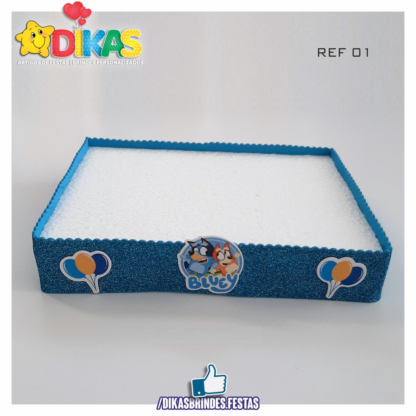 BANDEJA ARTESANAL PEQUENA - BLUEY