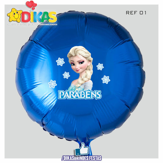 BALÃO FOIL TEMA/PARABÉNS - FROZEN