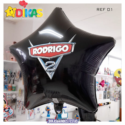 BALÃO FOIL PERSONALIZADO - CARS