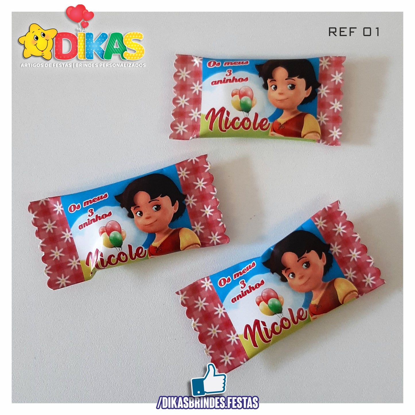 REBUÇADOS PERSONALIZADOS - HEIDI