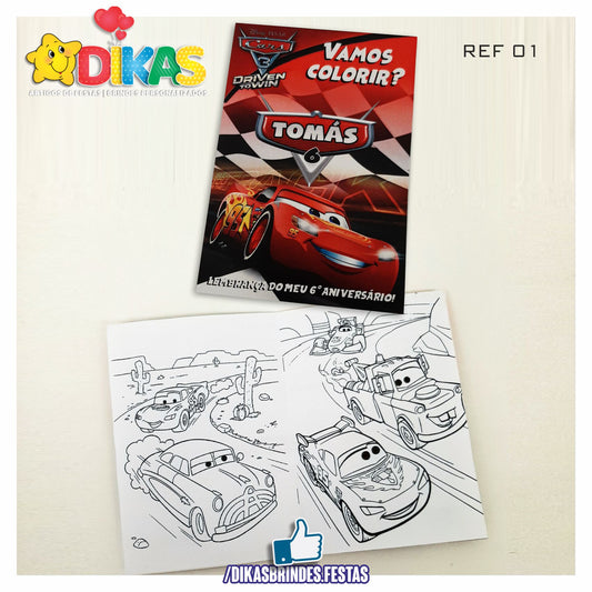 LIVRINHO PARA COLORIR - CARS