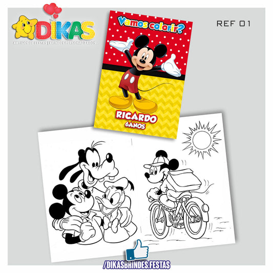 LIVRINHO PARA COLORIR - MICKEY