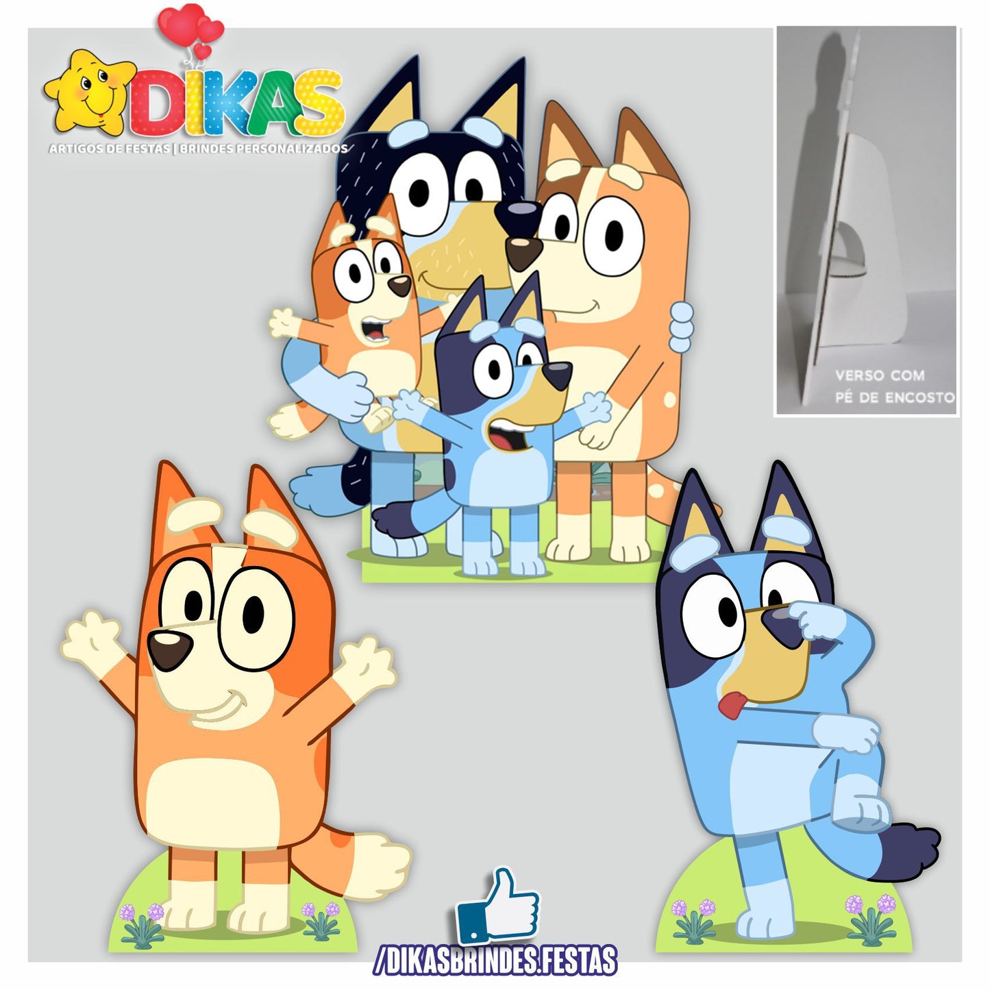 CENÁRIO PARA MESA - BLUEY