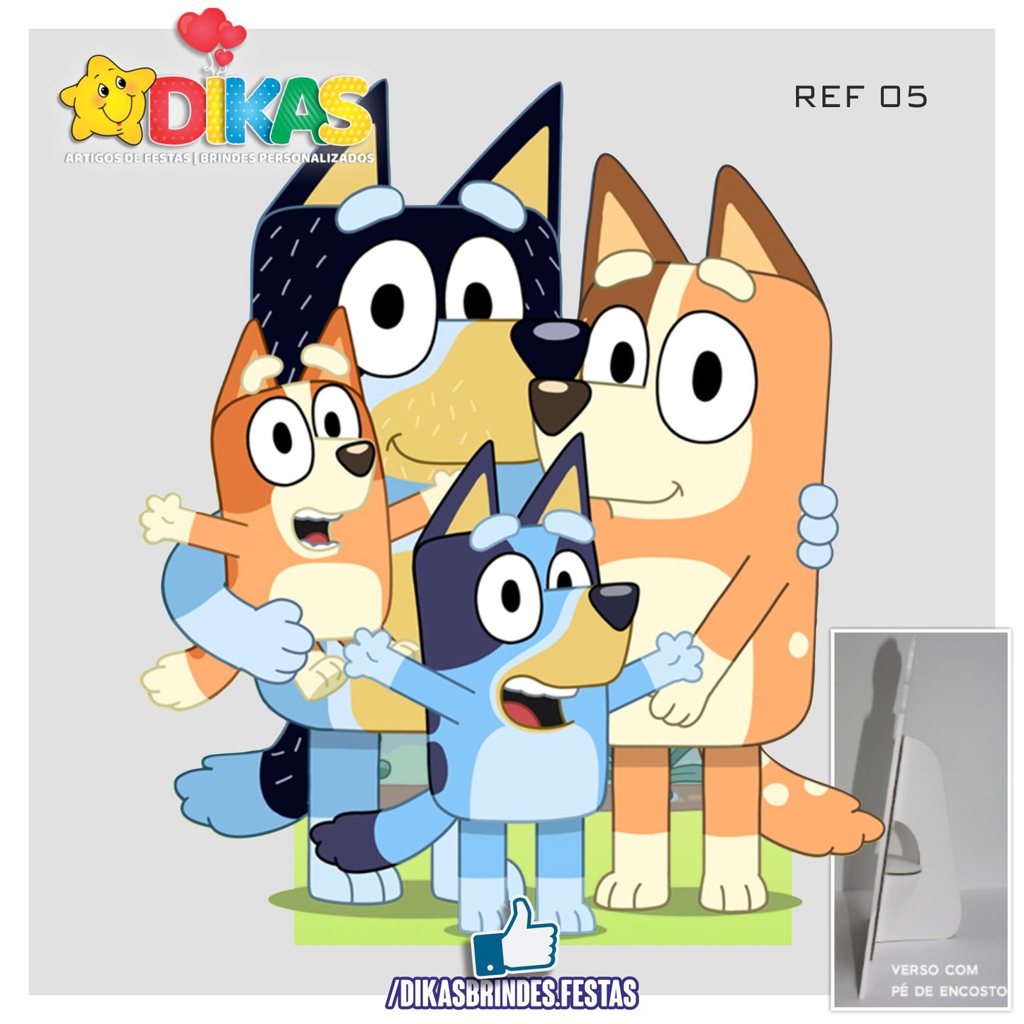 CENÁRIO PARA MESA - BLUEY