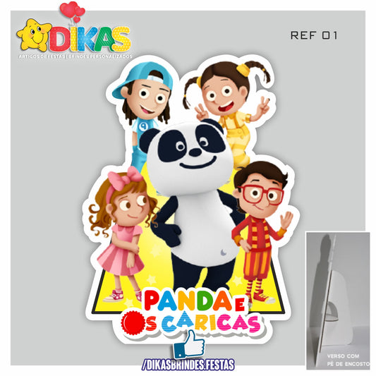 CENÁRIO PARA MESA - PANDA E OS CARICAS