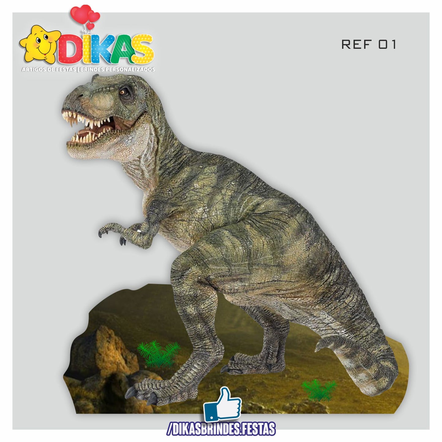 CENÁRIO PARA MESA - DINOSSAUROS