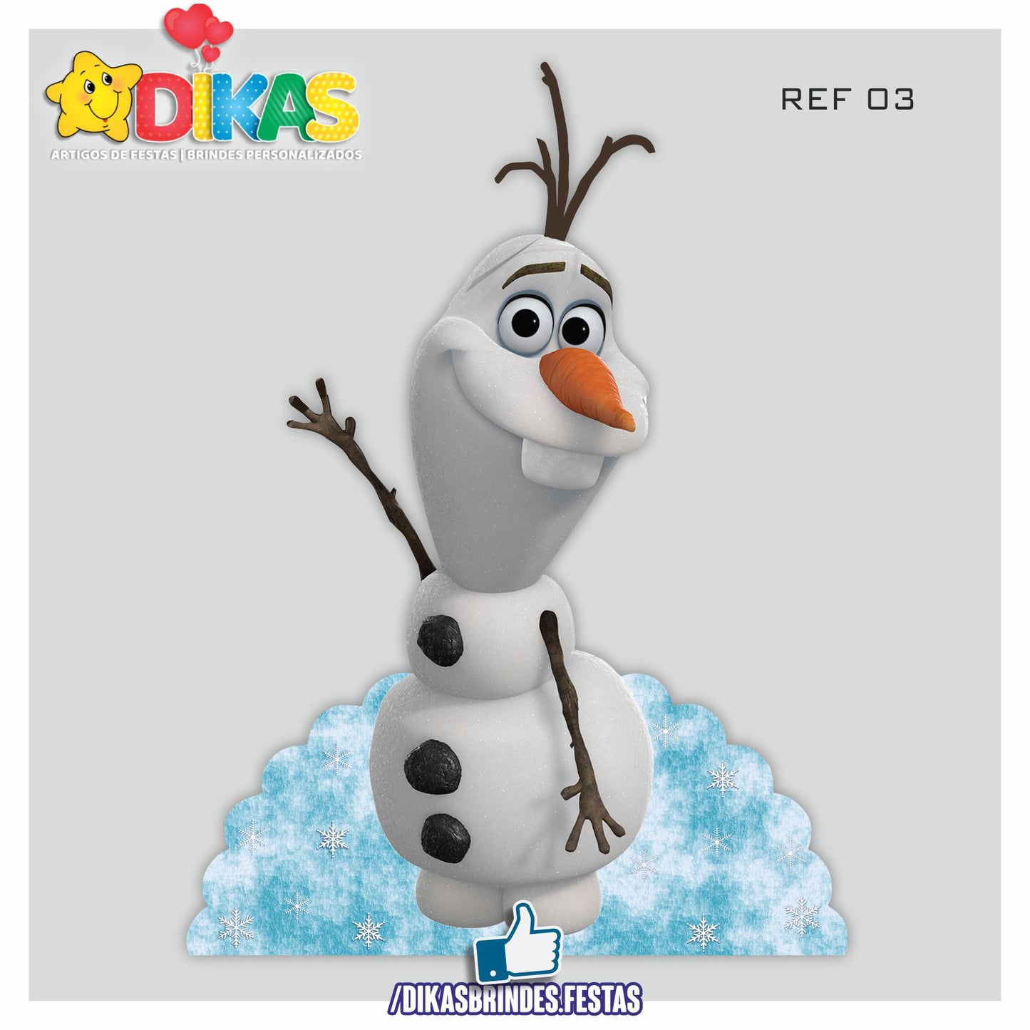 CENÁRIO PARA MESA - FROZEN