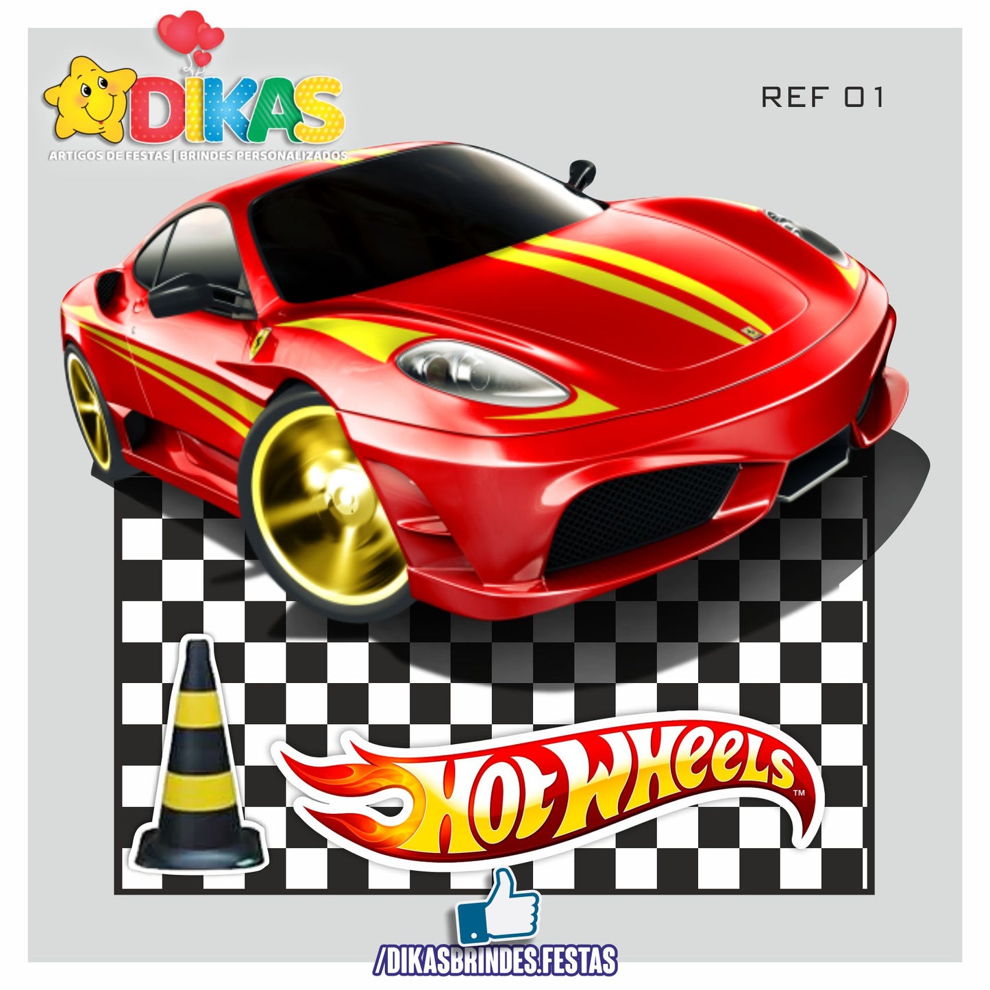 CENÁRIO PARA MESA - HOTWHEELS
