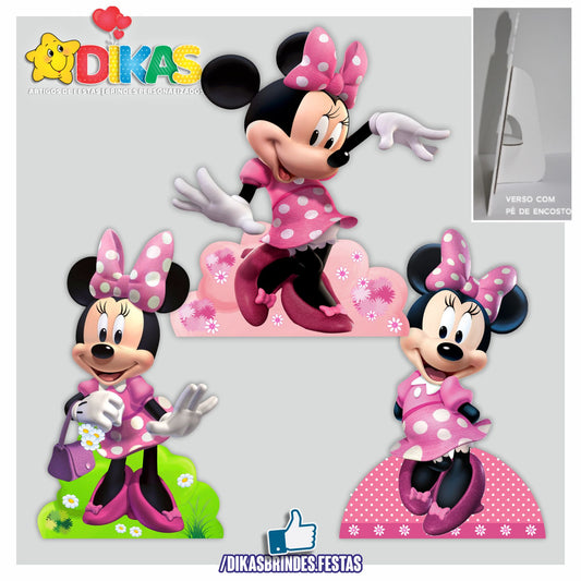 CENÁRIO PARA MESA - MINNIE ROSA
