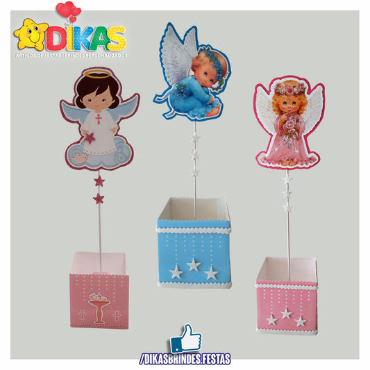 CENTRO DE MESA ARTESANAL - BATIZADO