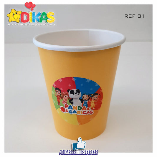 COPO EM PAPEL 20cl - PANDA E OS CARICAS