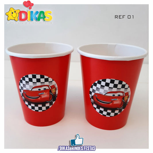 COPO EM PAPEL 20cl - CARS